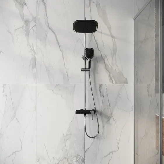 Душевая стойка GROSSMAN 500.K35.06.100/210 хром с черным