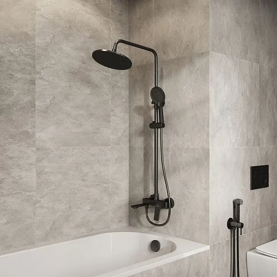 Душевая стойка GROSSMAN 500.K35.01.420 графит сатиновый