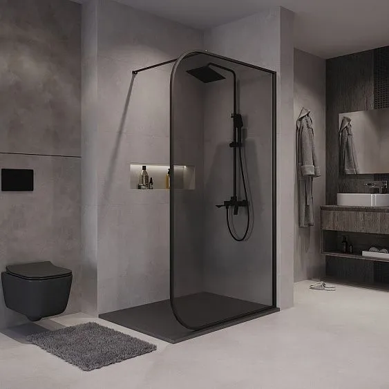 Душевая перегородка NIAGARA NG-689-90TBLACK