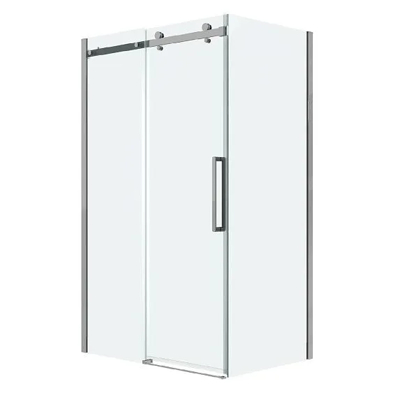 Душевое ограждение GROSSMAN 100.K33.04.120.10.00-200.K33.04.80.10.00 хром