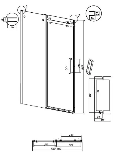 Дверь GROSSMAN 100.K33.04.110.32.00 золото сатин