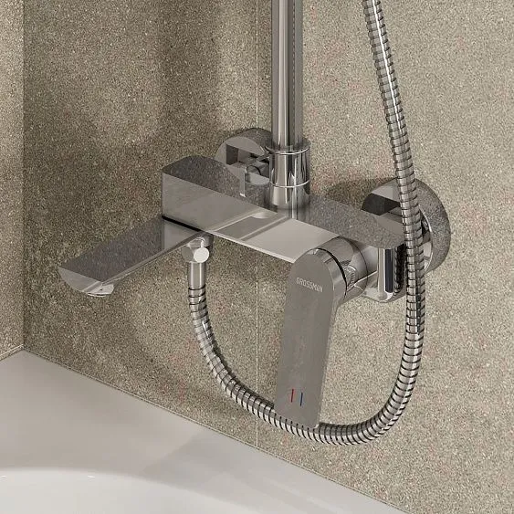 Душевая стойка GROSSMAN 500.K35.01.100 хром глянцевый