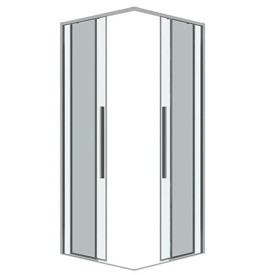 Душевое ограждение GROSSMAN 1/2.K33.01.70.10.00-1/2.K33.01.70.10.00 хром