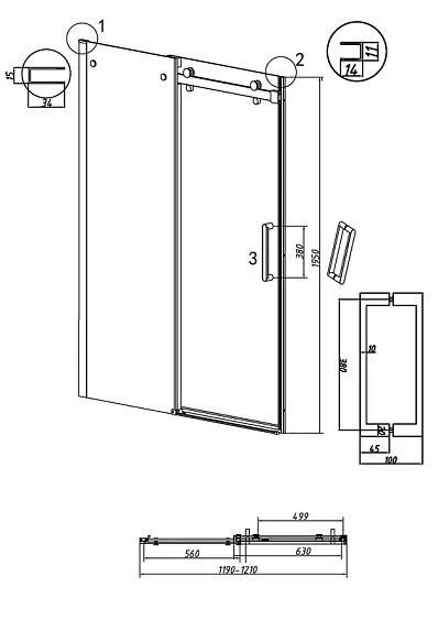 Дверь GROSSMAN 100.K33.04.140.21.00 черный матовый