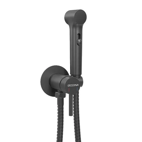 Гигиенический душ GROSSMAN 502.K35.07.210 черный матовый