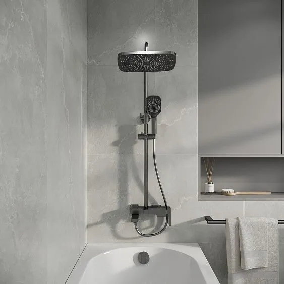 Душевая стойка GROSSMAN 500.K35.03.420 графит сатиновый