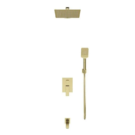 Душевая система скрытого монтажа GROSSMAN 501.K35.05.320 золото сатиновый
