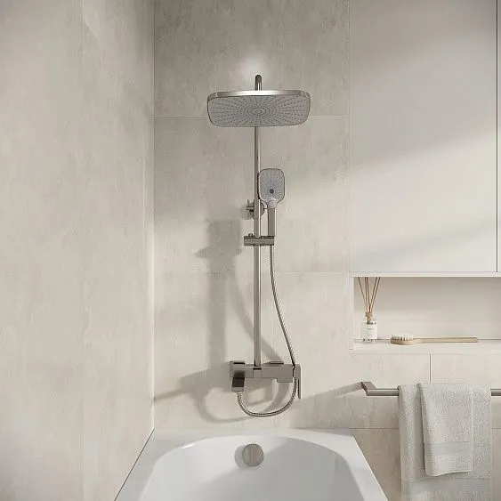 Душевая стойка GROSSMAN 500.K35.03.120 брашированный никель