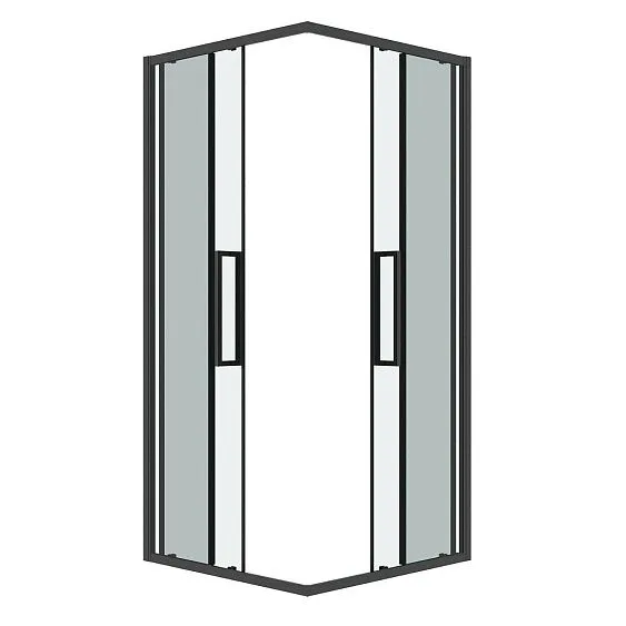 Душевое ограждение GROSSMAN 300.K33.02.1010.42.00 графит сатин