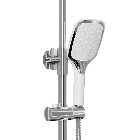 Душевая стойка GROSSMAN 500.K35.06.100/000 хром с белым