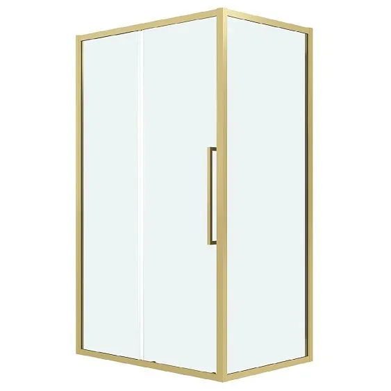 Душевое ограждение GROSSMAN 100.K33.02.120.32.00-200.K33.02.100.32.00 золото сатин