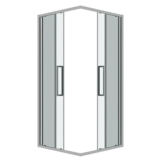 Душевое ограждение GROSSMAN 300.K33.02.1010.10.00 хром