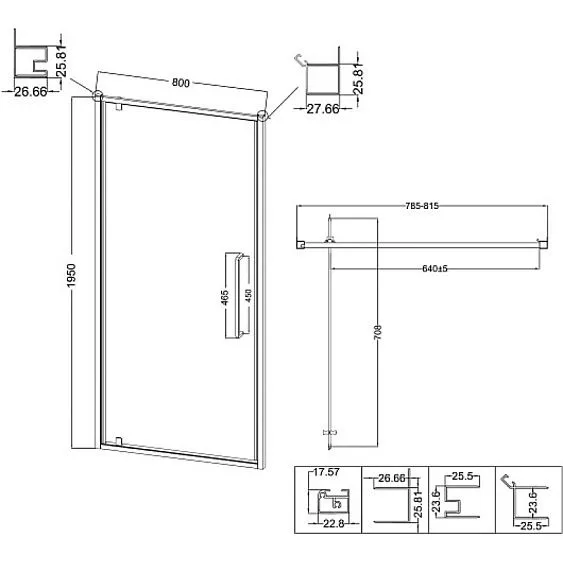 Дверь NIAGARA NG-85-8AB