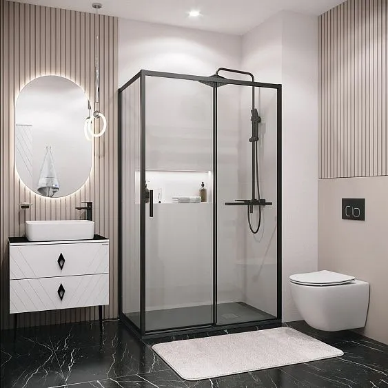 Боковая стенка GROSSMAN 200.K33.05.80.21.00 черный матовый