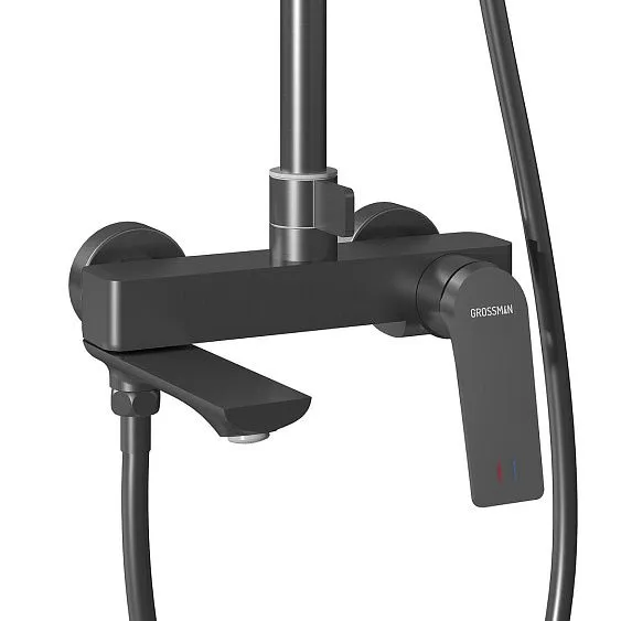 Душевая стойка GROSSMAN 500.K35.02.420 графит сатиновый