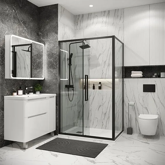 Боковая стенка GROSSMAN 200.K33.02.80.21.00 черный матовый