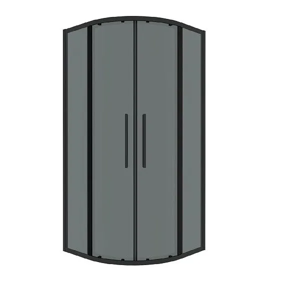 Душевое ограждение GROSSMAN 301.K33.02.1010.21.10 черный матовый