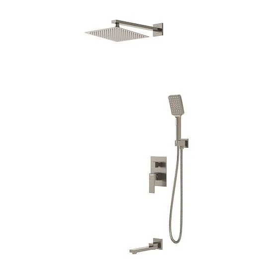 Душевая система скрытого монтажа GROSSMAN 501.K35.05.120 брашированный никель