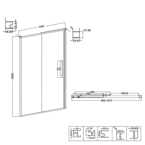 Дверь NIAGARA NG-84-L10FHB