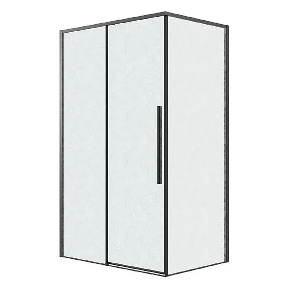 Душевое ограждение GROSSMAN 100.K33.01.100.21.02-200.K33.01.100.21.02 черный матовый