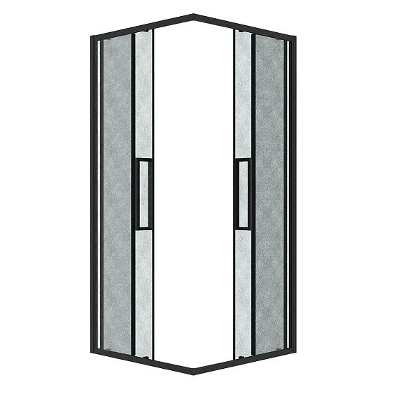 Душевое ограждение GROSSMAN 300.K33.02.8080.21.02 черный матовый