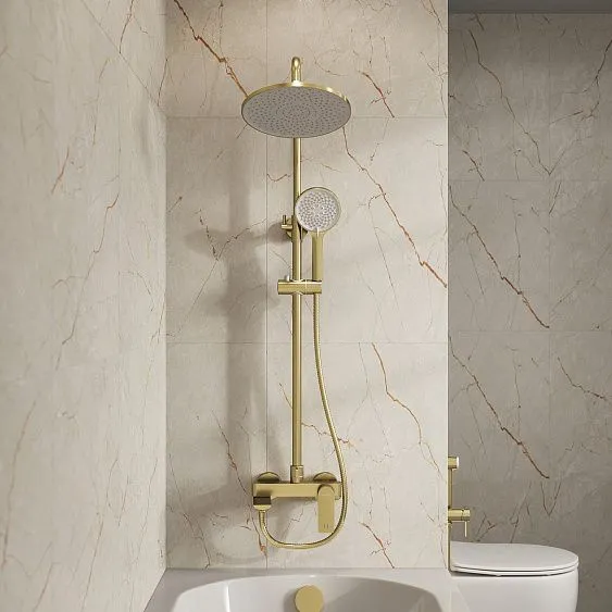 Душевая стойка GROSSMAN 500.K35.01.320 золото сатиновый