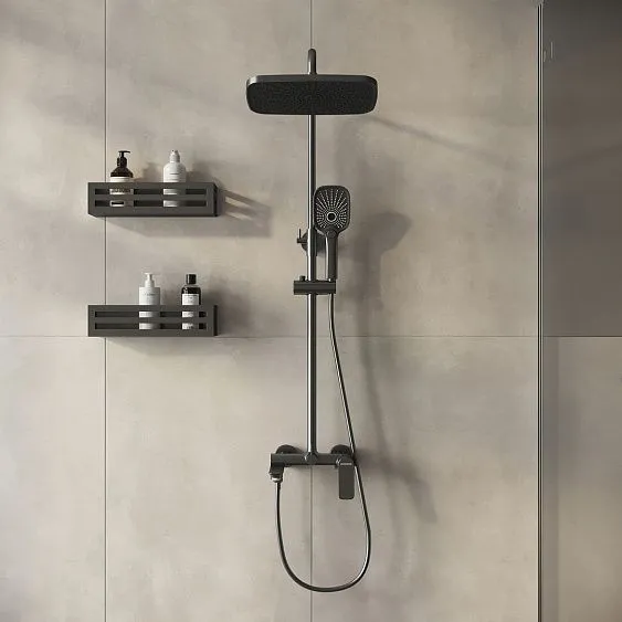 Душевая стойка GROSSMAN 500.K35.09.420 графит сатиновый