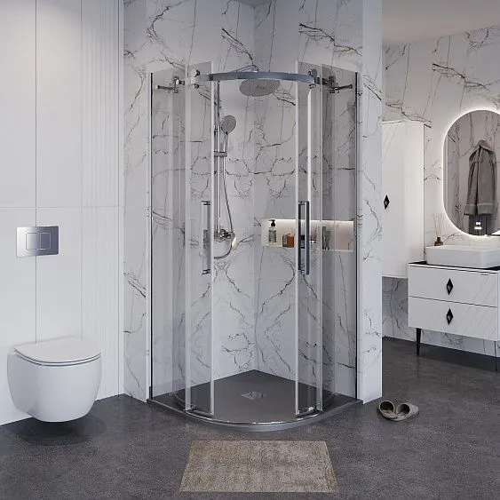 Душевое ограждение GROSSMAN 301.K33.04.1010.10.00 хром