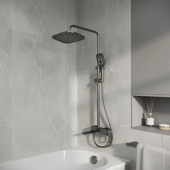 Душевая стойка GROSSMAN 500.K35.03.420 графит сатиновый