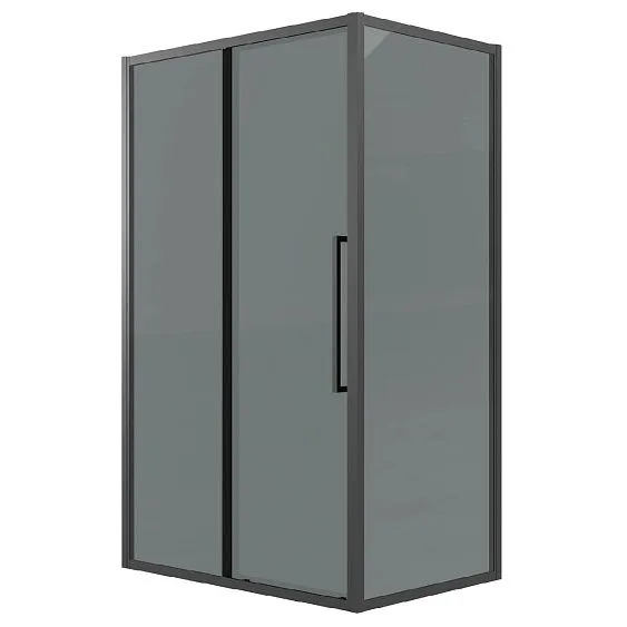 Душевое ограждение GROSSMAN 100.K33.02.100.21.10-200.K33.02.100.21.10 черный матовый