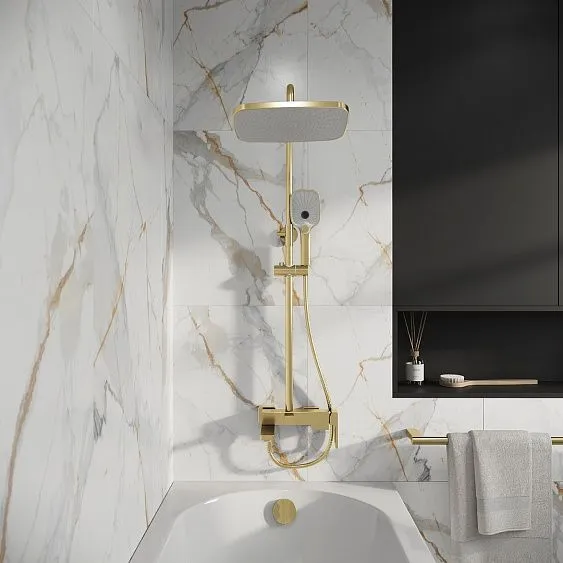 Душевая стойка GROSSMAN 500.K35.03.320 золото сатиновый