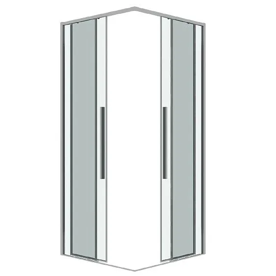 1/2 душевого ограждения GROSSMAN 1/2.K33.01.10.10.00 хром