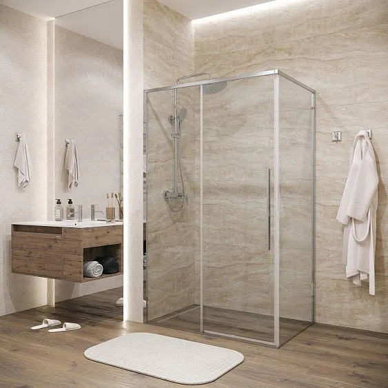 Душевое ограждение GROSSMAN 100.K33.01.120.10.00-200.K33.01.100.10.00 хром