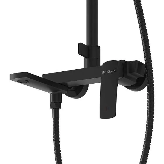 Душевая стойка GROSSMAN 500.K35.10.210 черный матовый