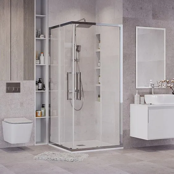 Душевое ограждение GROSSMAN 300.K33.02.1010.10.00 хром