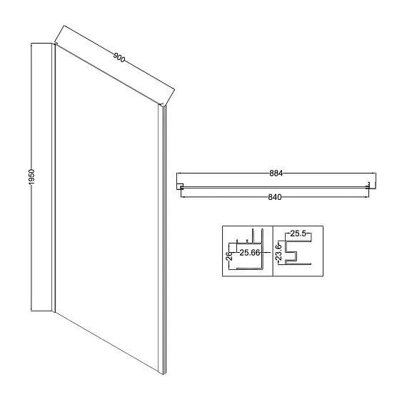 Боковая стенка NIAGARA NG-A90SG-34