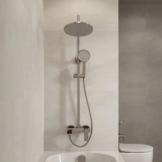 Душевая стойка GROSSMAN 500.K35.01.120 брашированный никель