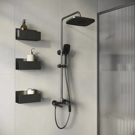 Душевая стойка GROSSMAN 500.K35.10.420 графит сатиновый