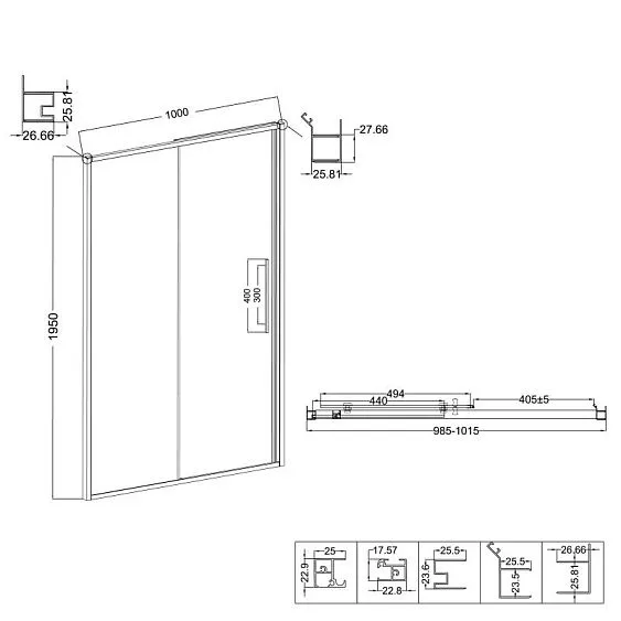 Дверь NIAGARA NG-84-10AB