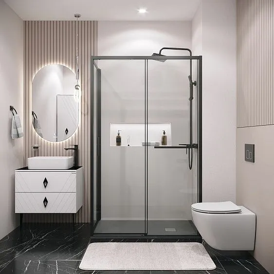 Боковая стенка GROSSMAN 200.K33.05.80.21.00 черный матовый