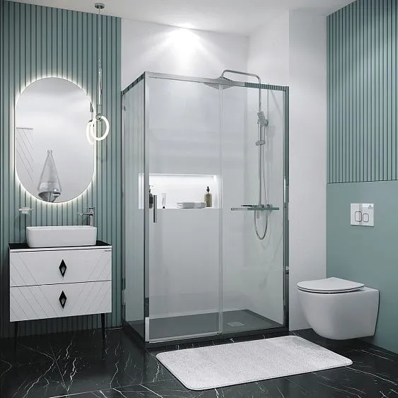 Боковая стенка GROSSMAN 200.K33.05.90.10.00 хром