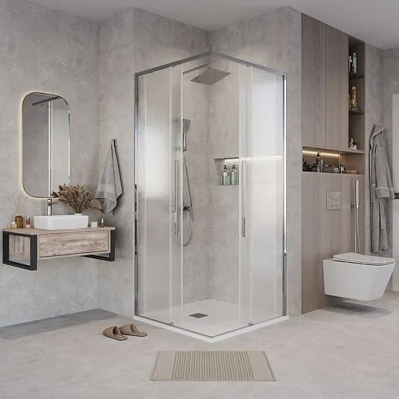 1/2 душевого ограждения GROSSMAN 1/2.K33.01.11L.10.02 хром