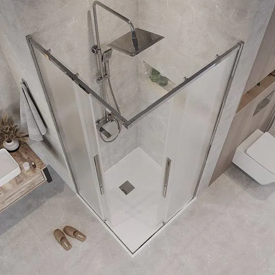 1/2 душевого ограждения GROSSMAN 1/2.K33.01.80.10.02 хром