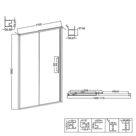 Дверь NIAGARA NG-84-11AB