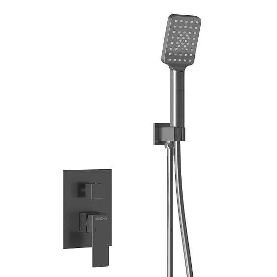 Душевая система скрытого монтажа GROSSMAN 501.K35.05.420 графит сатиновый