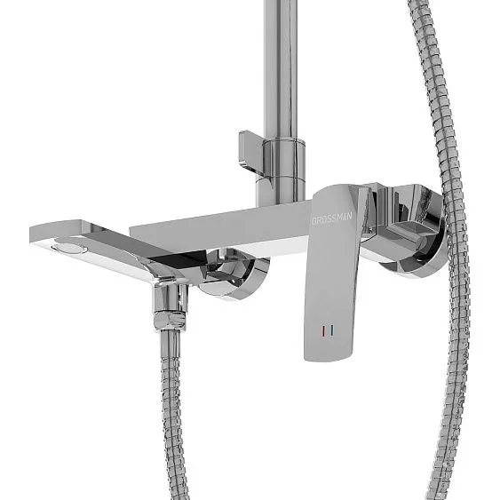 Душевая стойка GROSSMAN 500.K35.10.100 хром глянцевый