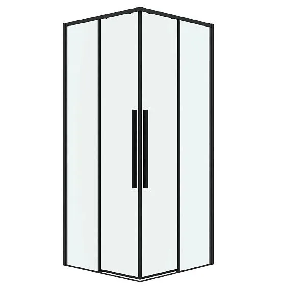Душевое ограждение GROSSMAN 300.K33.01.1010.21.00 черный матовый
