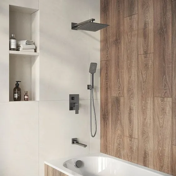 Душевая система скрытого монтажа GROSSMAN 501.K35.05.420 графит сатиновый