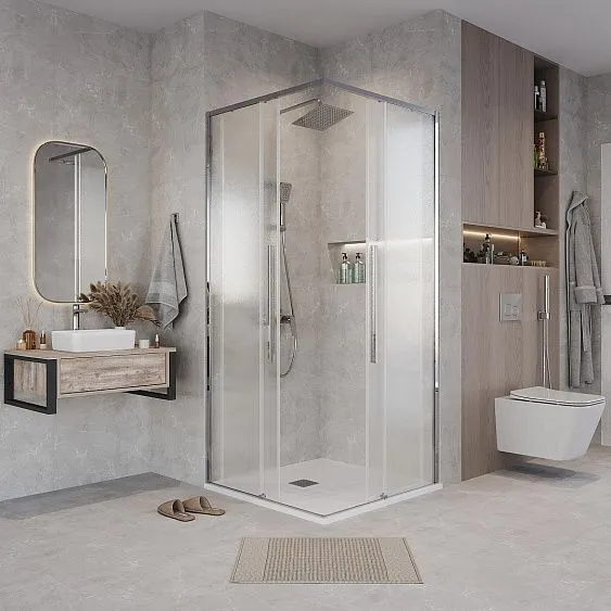 1/2 душевого ограждения GROSSMAN 1/2.K33.01.10L.10.02 хром