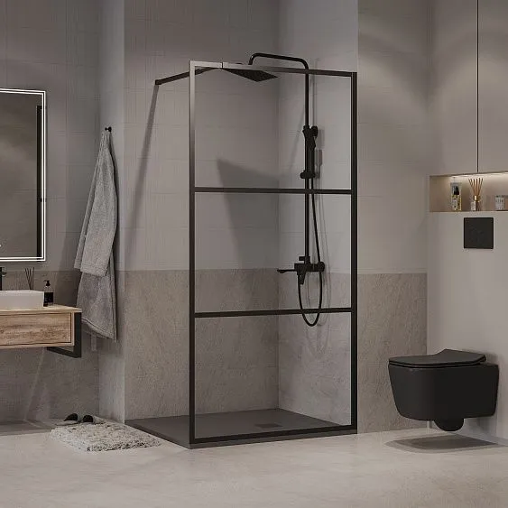 Душевая перегородка NIAGARA NG-688-10BLACK